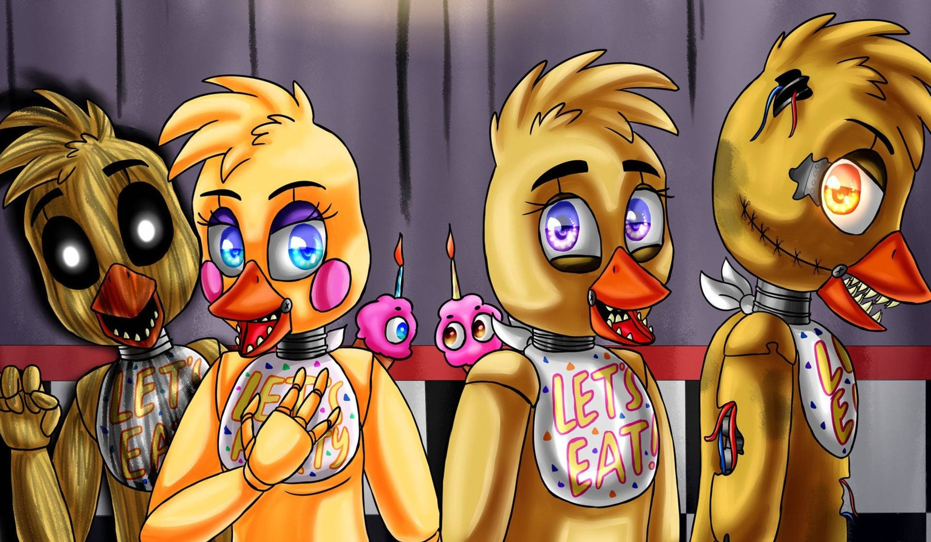 100 Free Chica Fnaf HD Wallpapers & Backgrounds - MrWallpaper.com