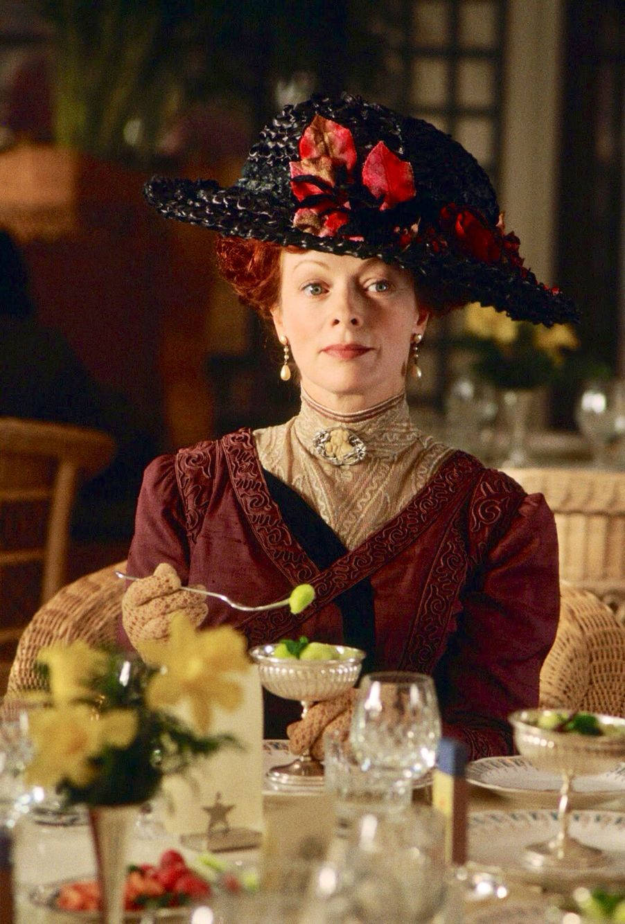 Frances Fisher Big Hat Wallpaper