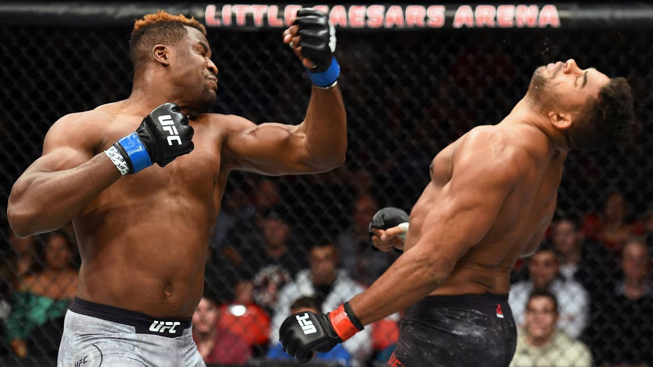 Francis Ngannou Vesus Alistair Overeem Wallpaper