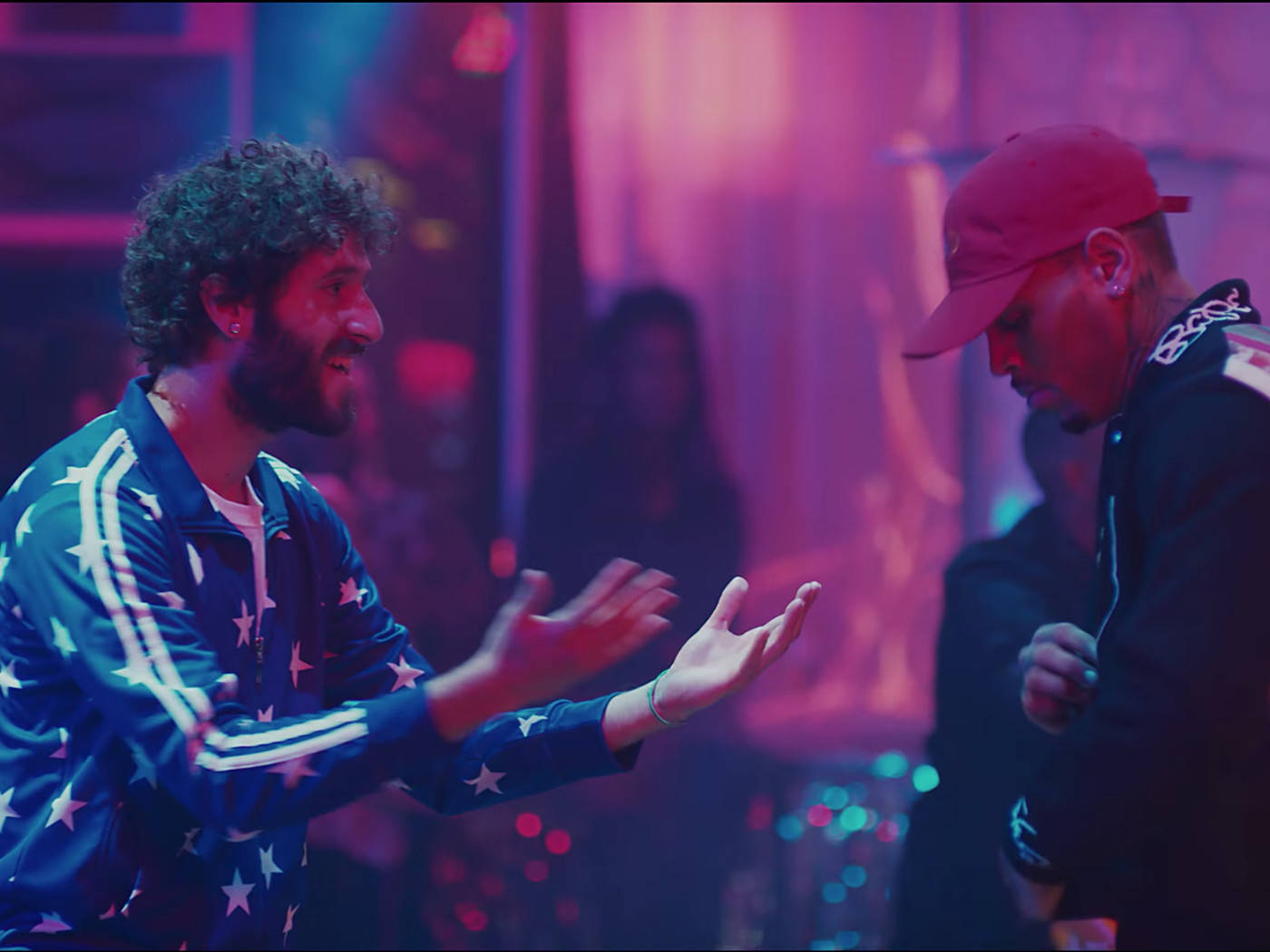 Freaky Friday Lil Dicky Chris Brown Music Video Wallpaper