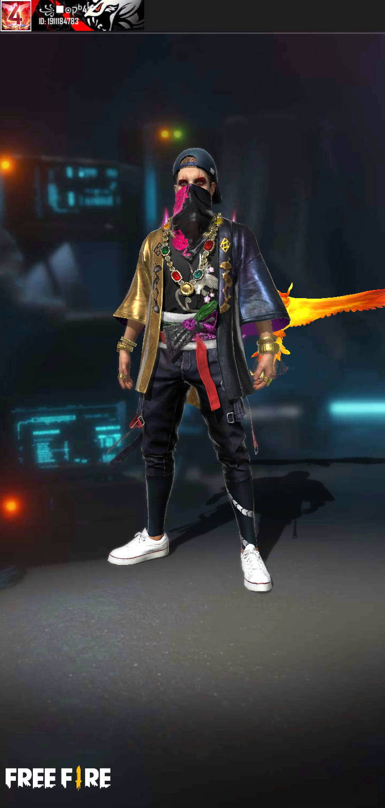 Free Fire Dj Alok Japanese Aesthetic Outfit Wallpaper