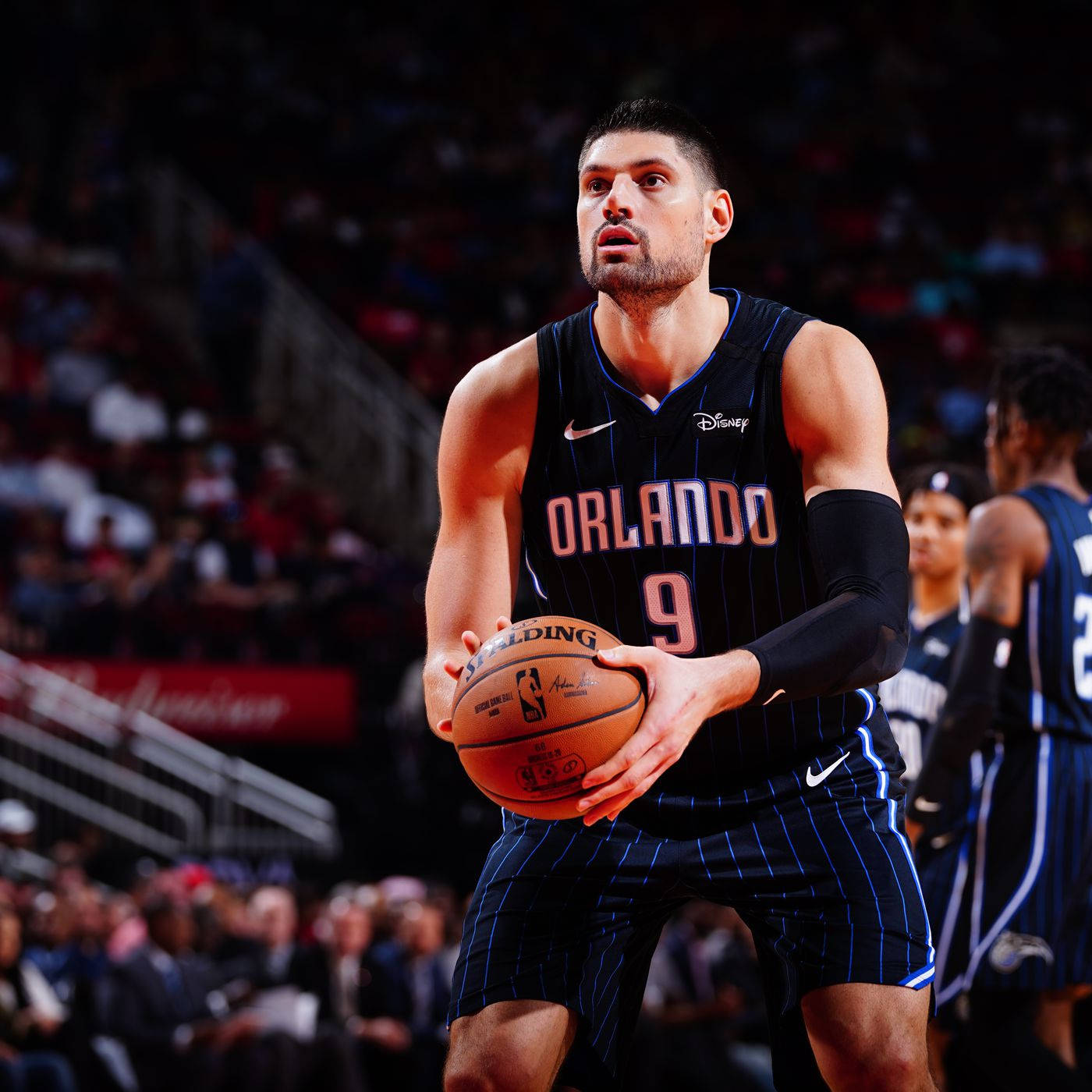 Free Throw Orlando Magic Nikola Vucevic Wallpaper