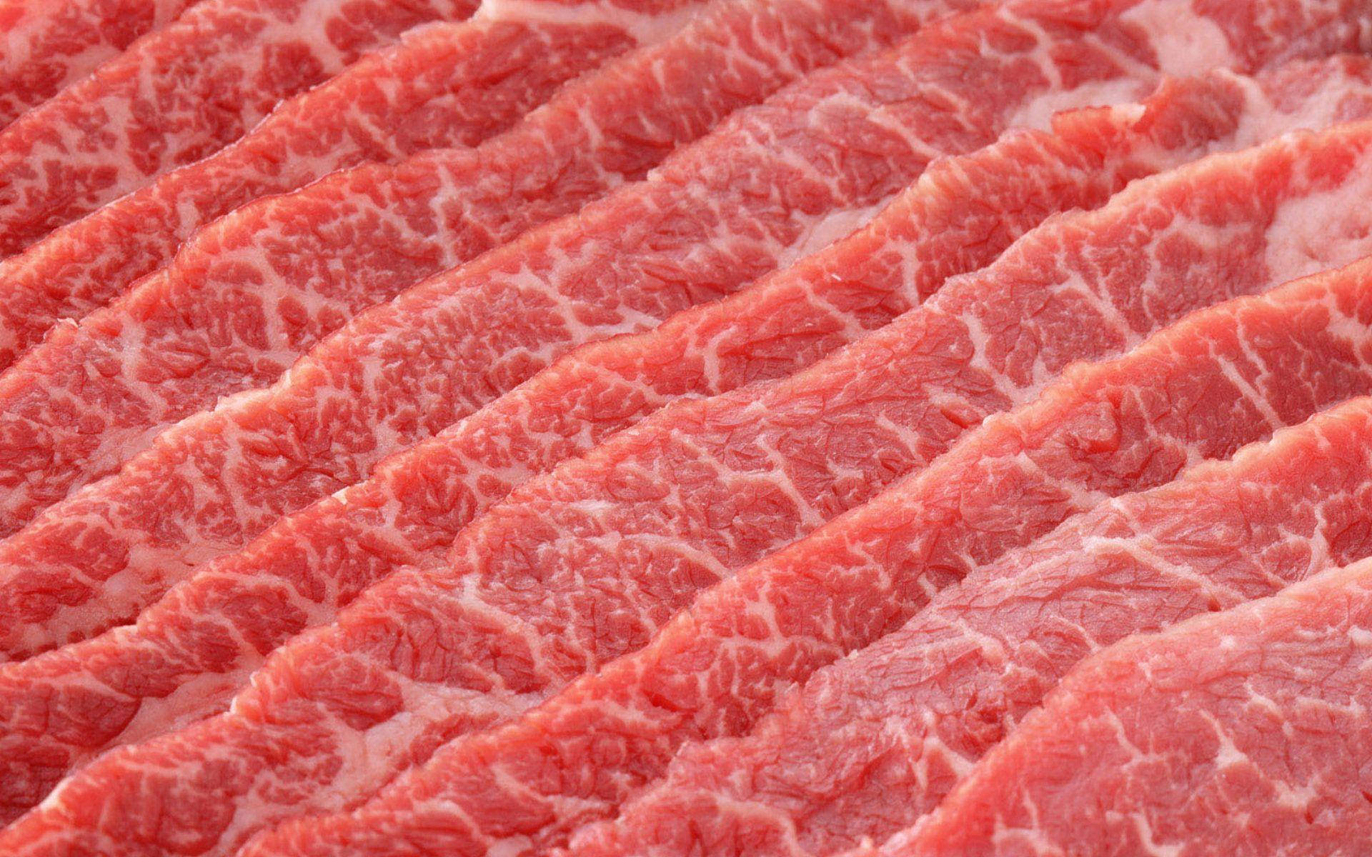 Fresh Red Luscious Kobe Beef Pieces Wallpaper