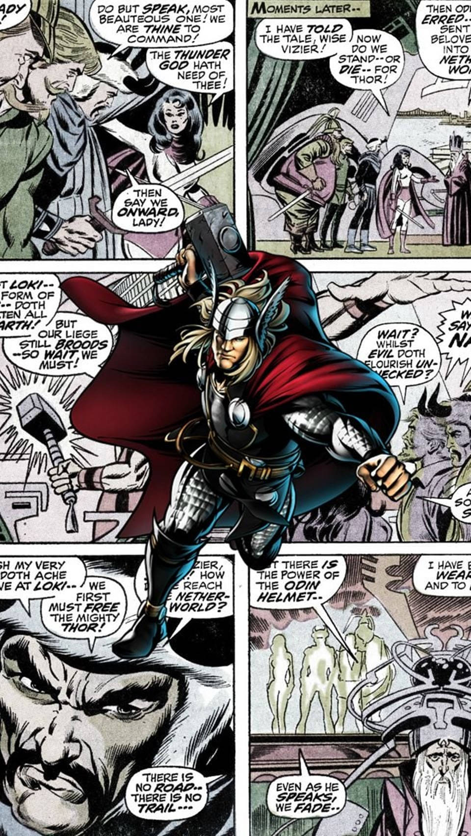 From Marvel Comics Thor Superhero Wallpaper