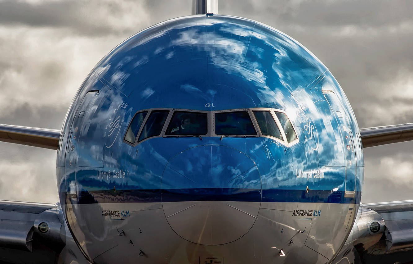 Front View Klm Aircraft Wallpaper