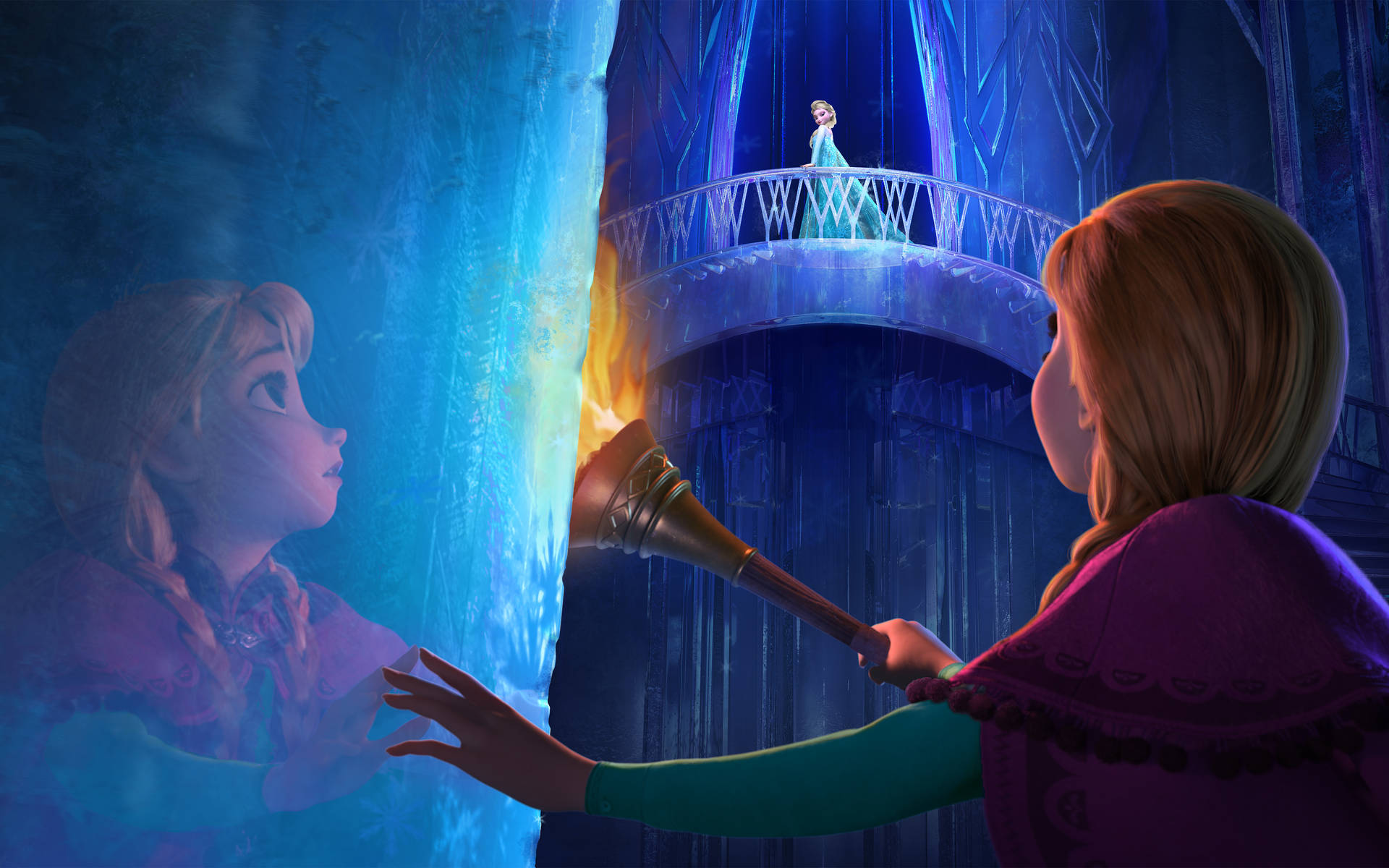 Frozen Elsa Castle Wallpaper