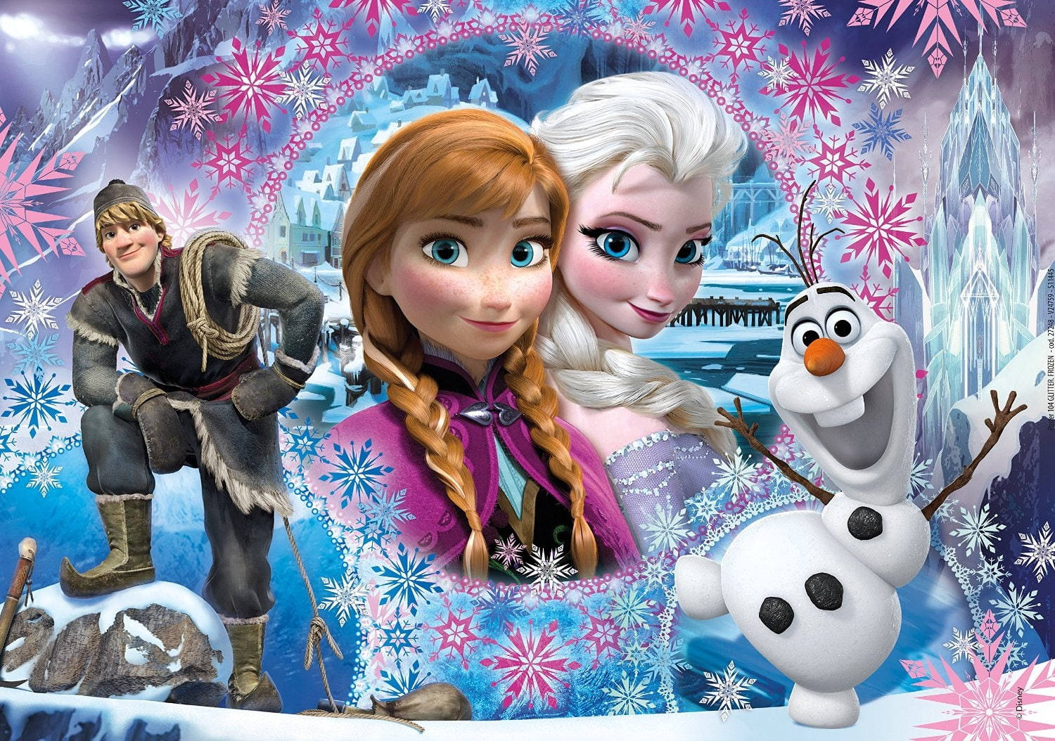 Frozen Elsa Fan Collage Wallpaper
