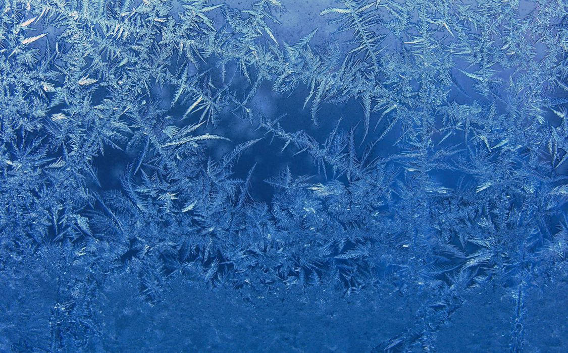 Frozen Ice Blue Wallpaper