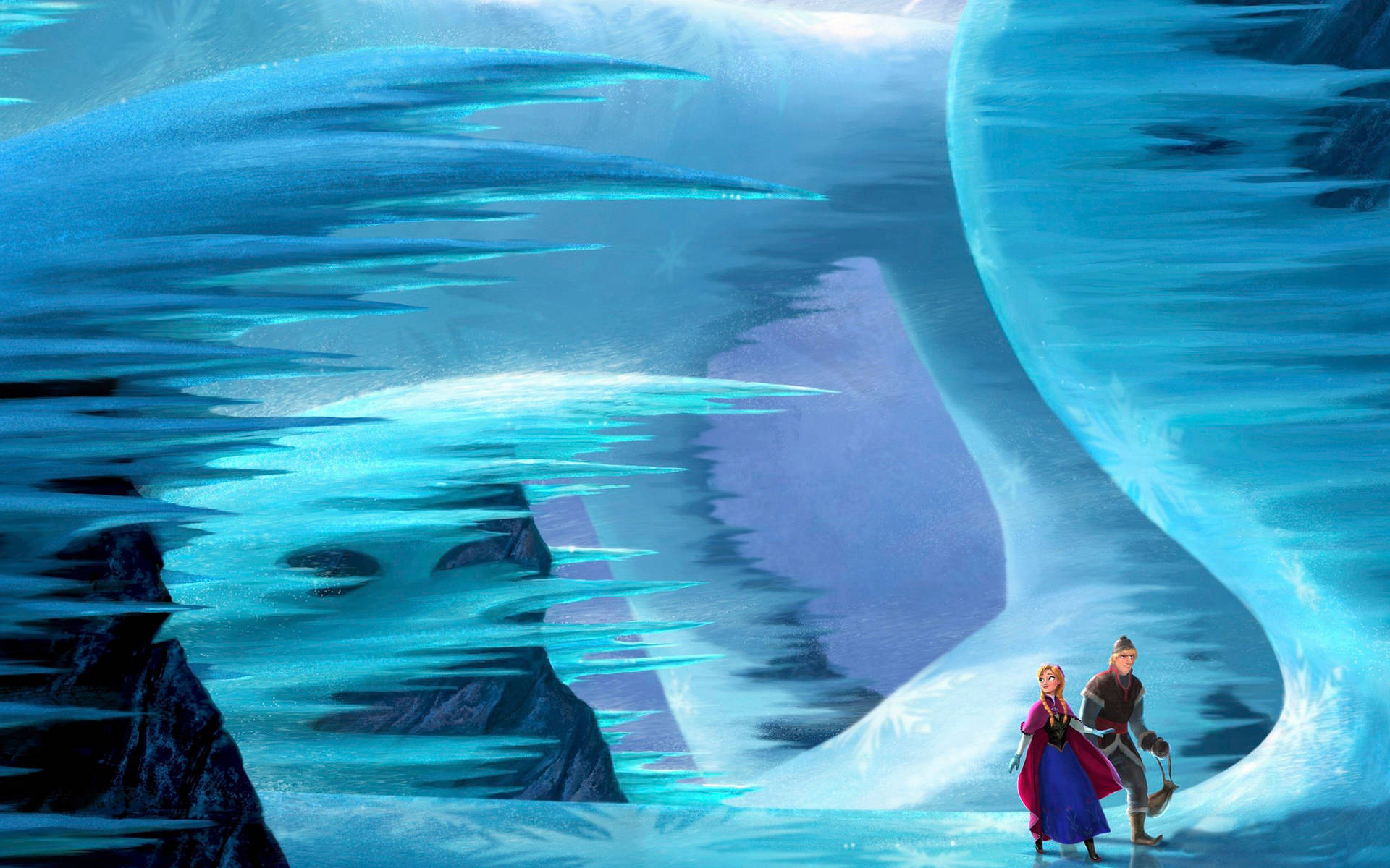 Frozen Ice Cave Wallpaper
