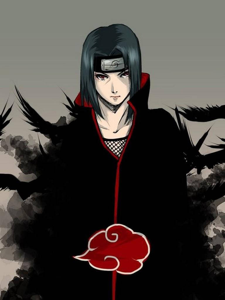 Full Hd Itachi Crow Feathers Android Wallpaper