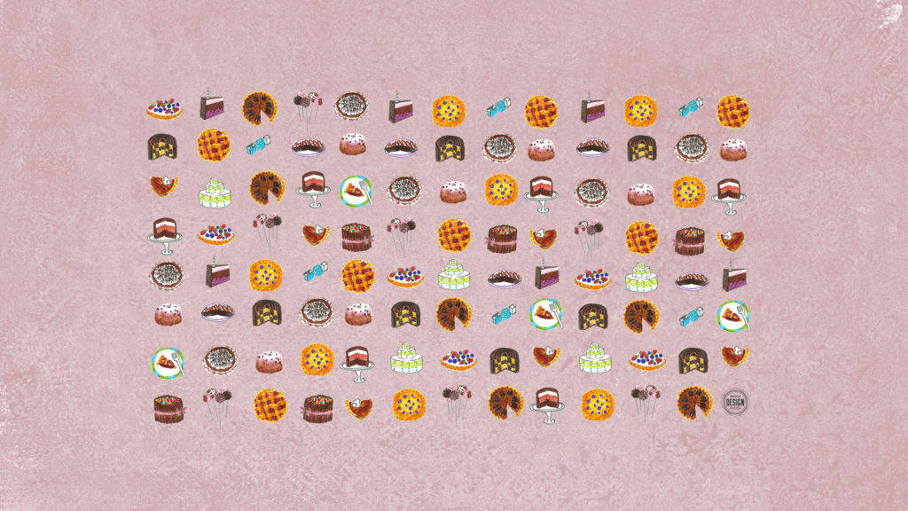 Fun Food Pattern Tumblr Desktop Wallpaper