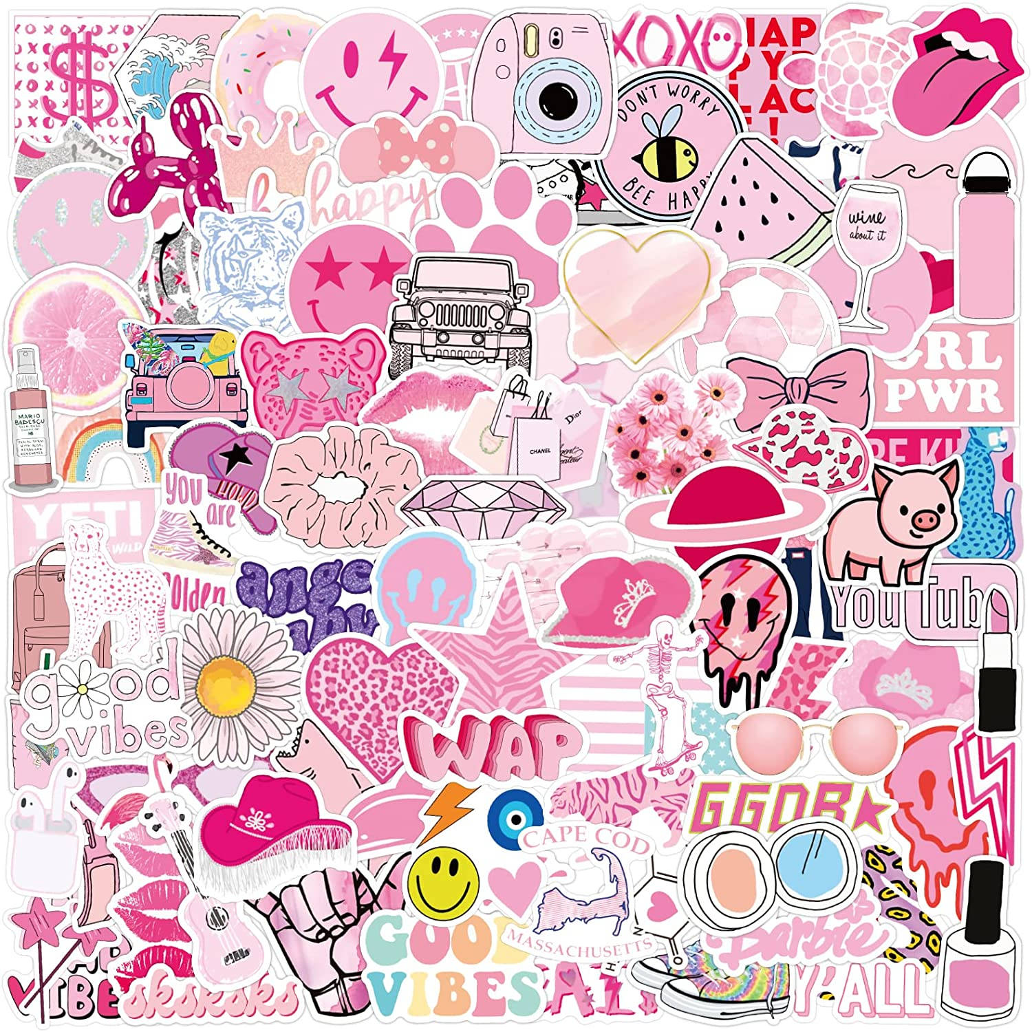 Download free Funky Pink Preppy Wallpaper 