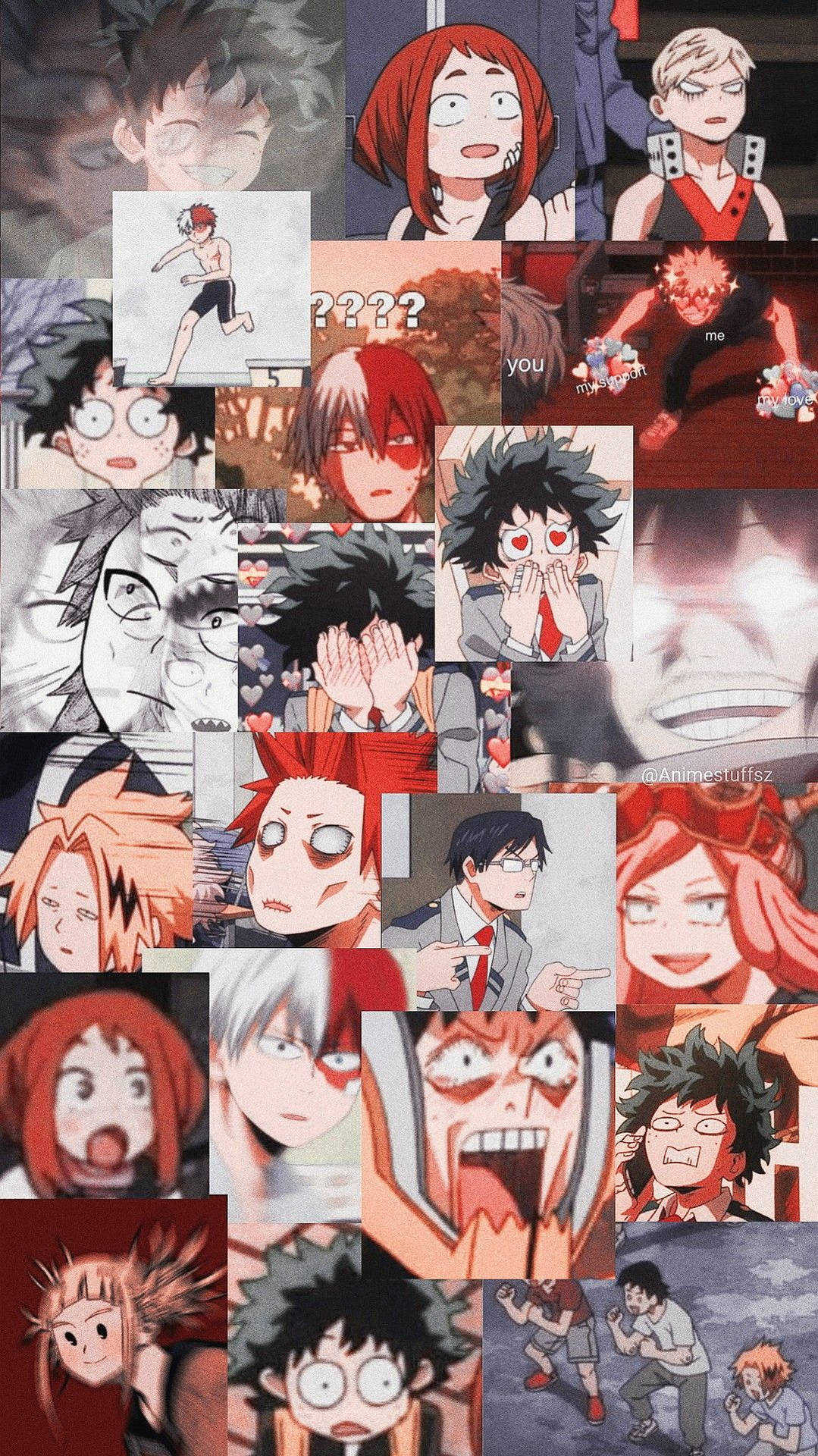 Download free Funny Aesthetic My Hero Academia Characters Wallpaper -  MrWallpaper.com