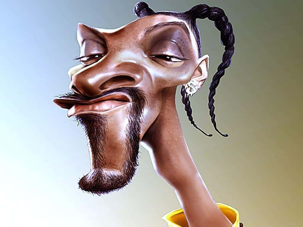 Funny Face Snoop Dogg Wallpaper