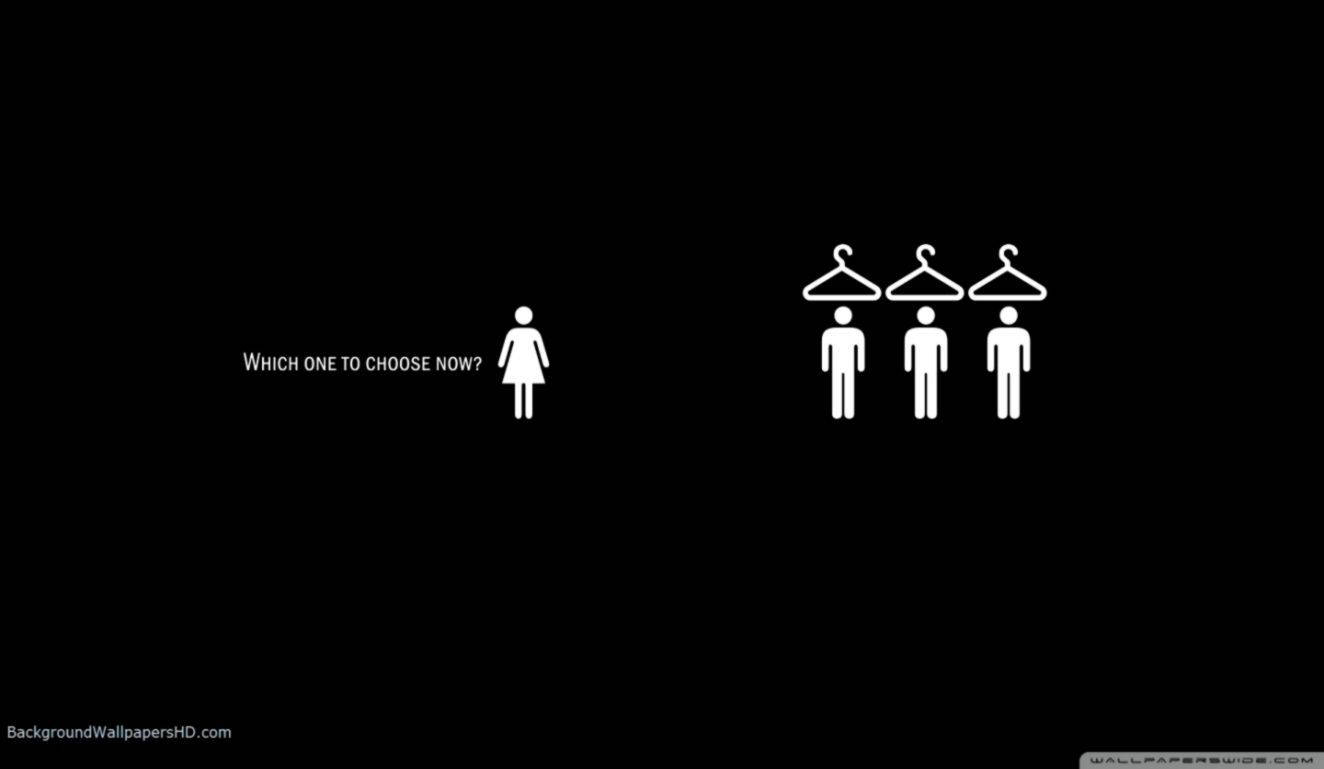 Funny Female Males Facebook Background Wallpaper