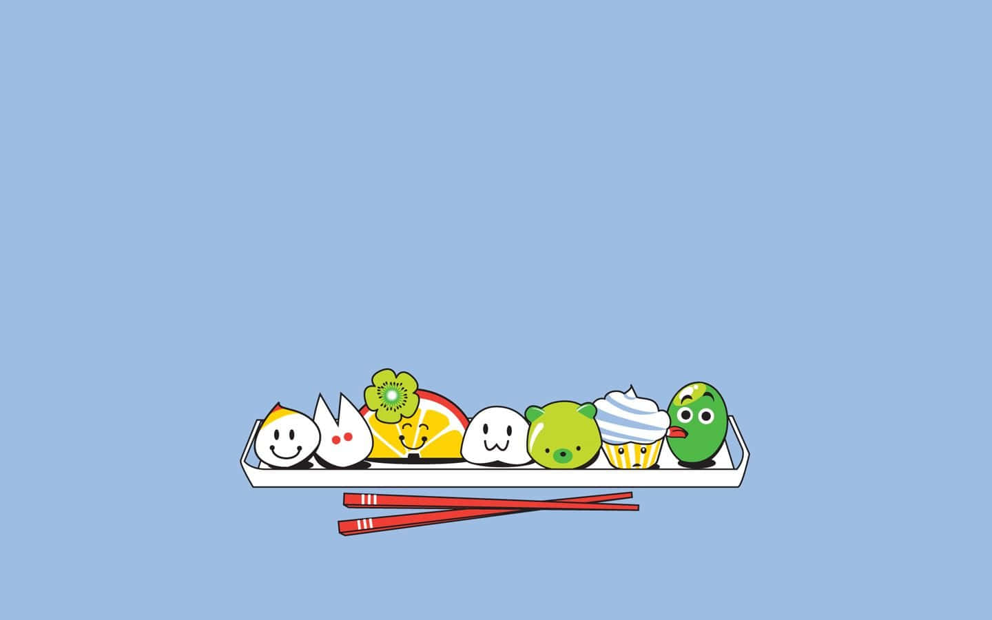 Funny Sushi Food Art Wallpaper