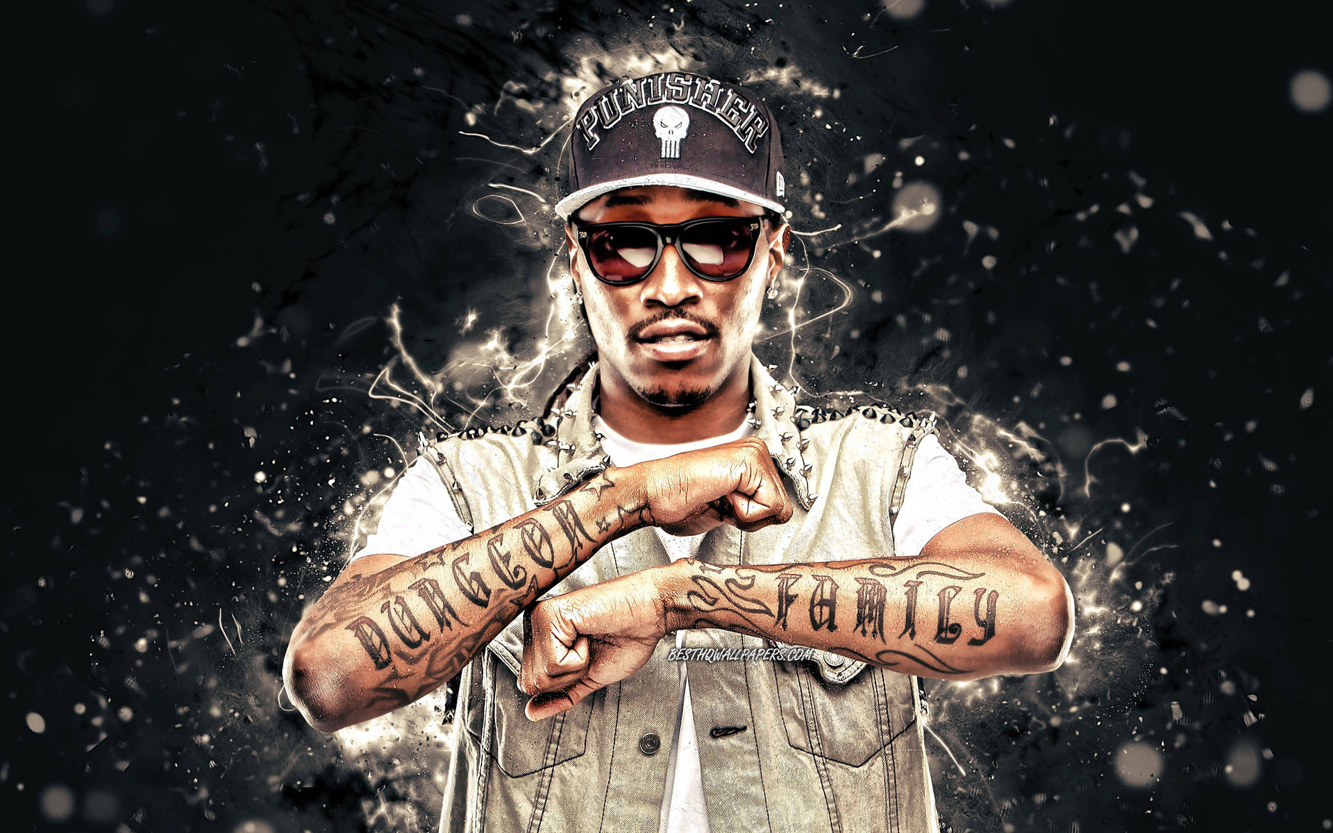 Future Rapper Digital Art Wallpaper