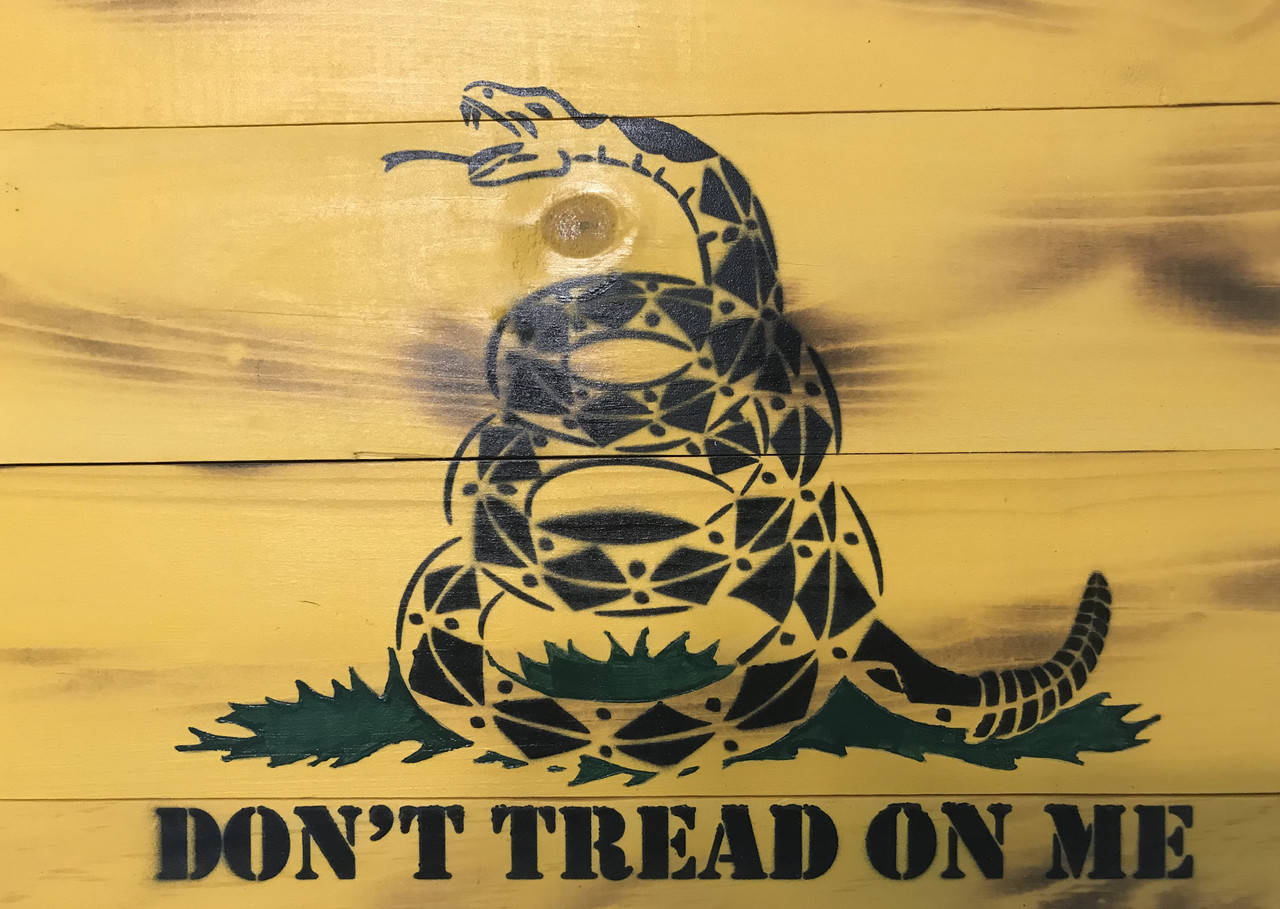 Gadsden Flag Dont Tread On Me Mark Wallpaper