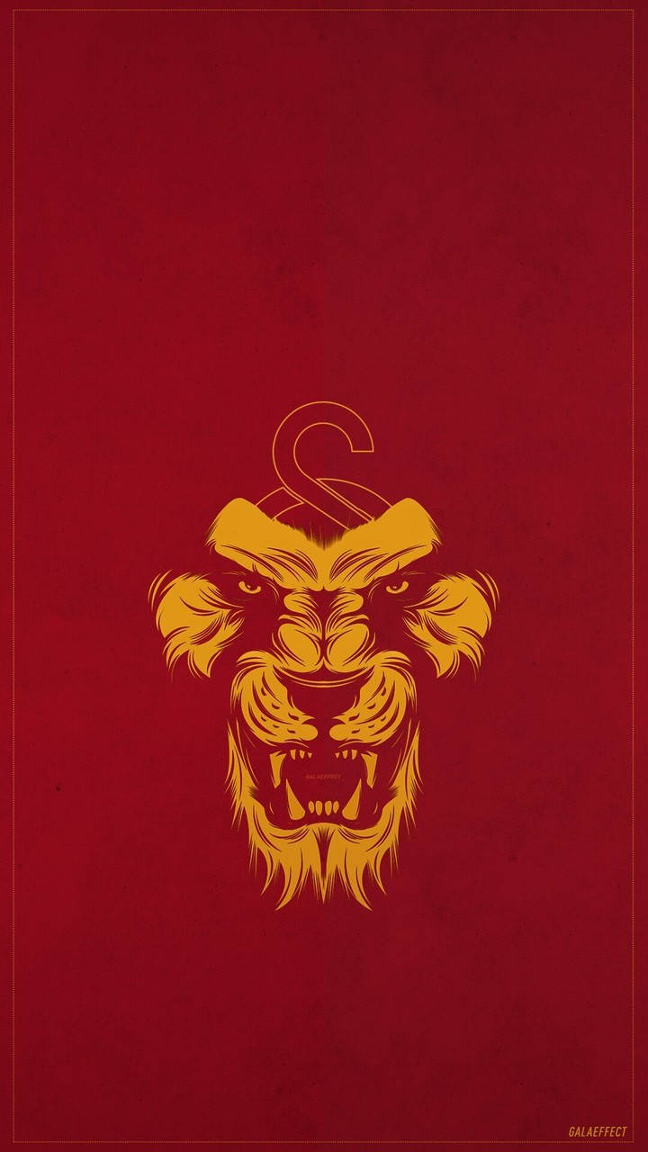 Galatasaray Yellow Lion Icon Wallpaper