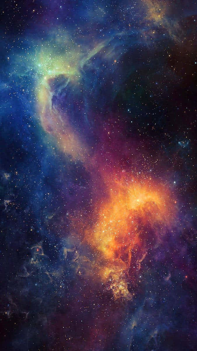 Galaxy Outterspace Stars Portrait Background Wallpaper