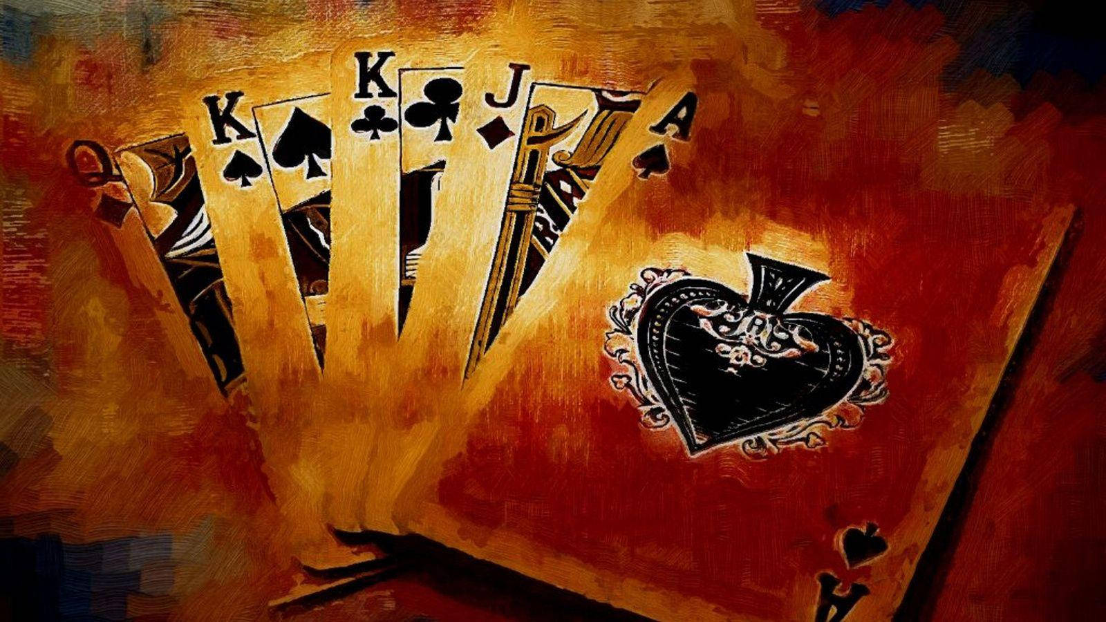 Gambar Deck Of Cards Sepia Filter Wallpaper