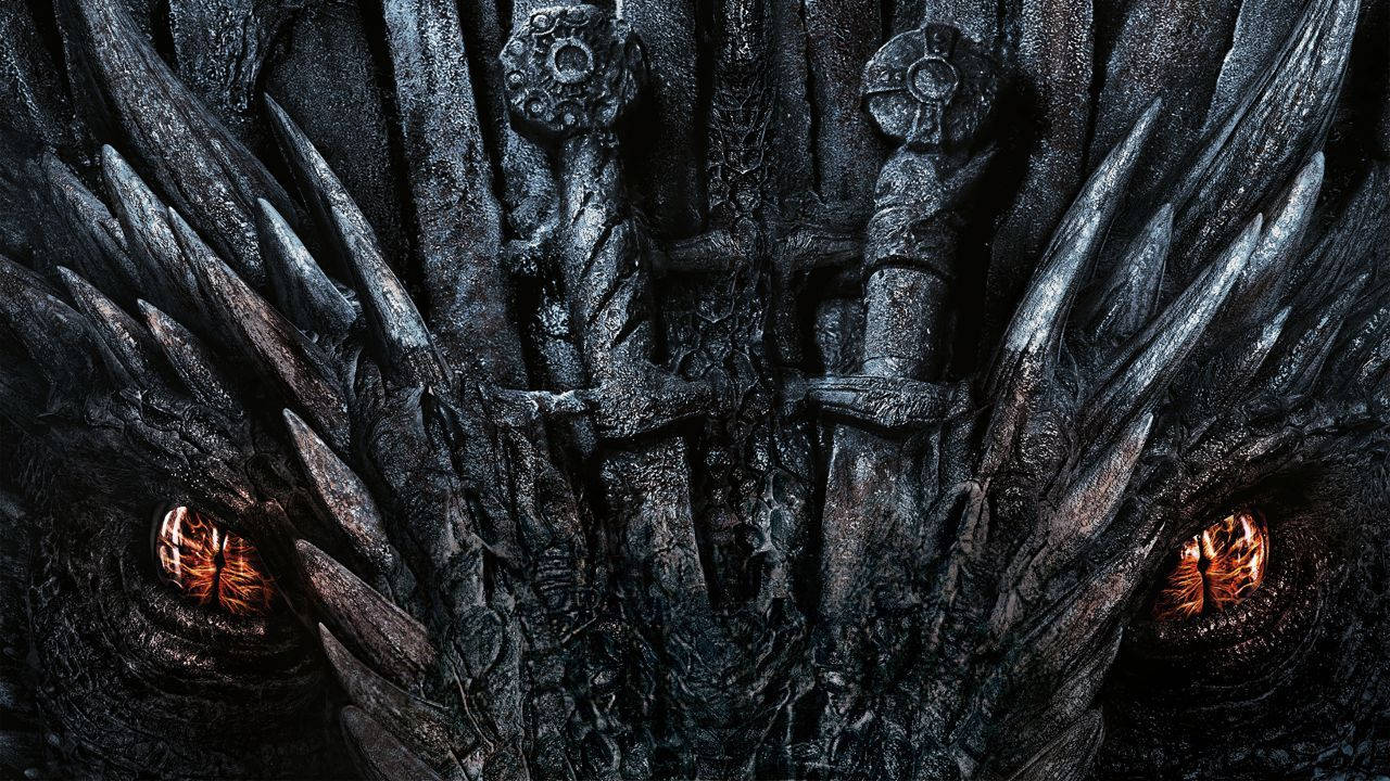 Game Of Thrones Season 8 Dragon Throne Wallpaper