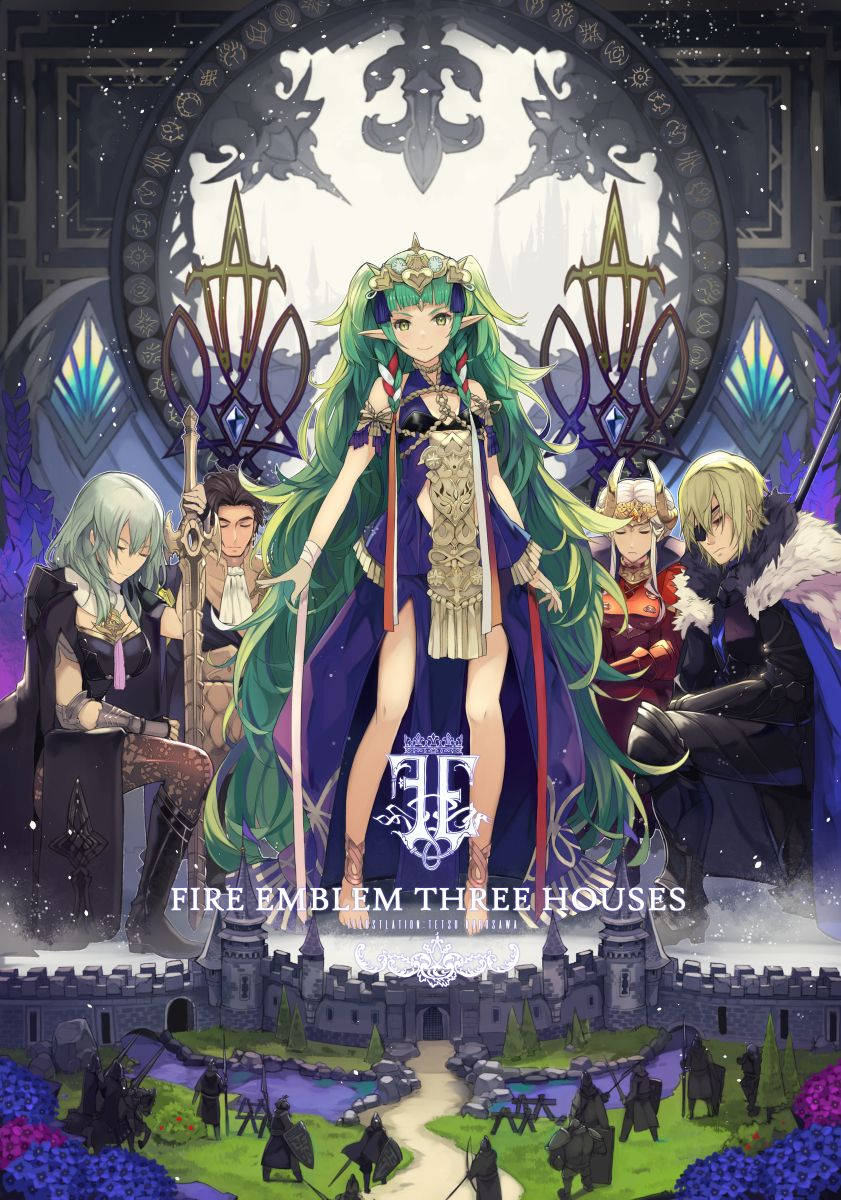 Game Poster Fire Emblem Three Houses Wallpaper