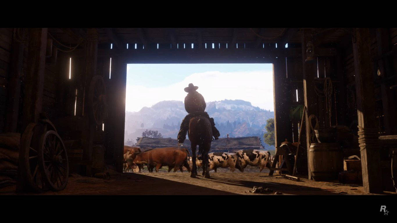 Wallpaper background, the game, Red Dead Redemption II for mobile