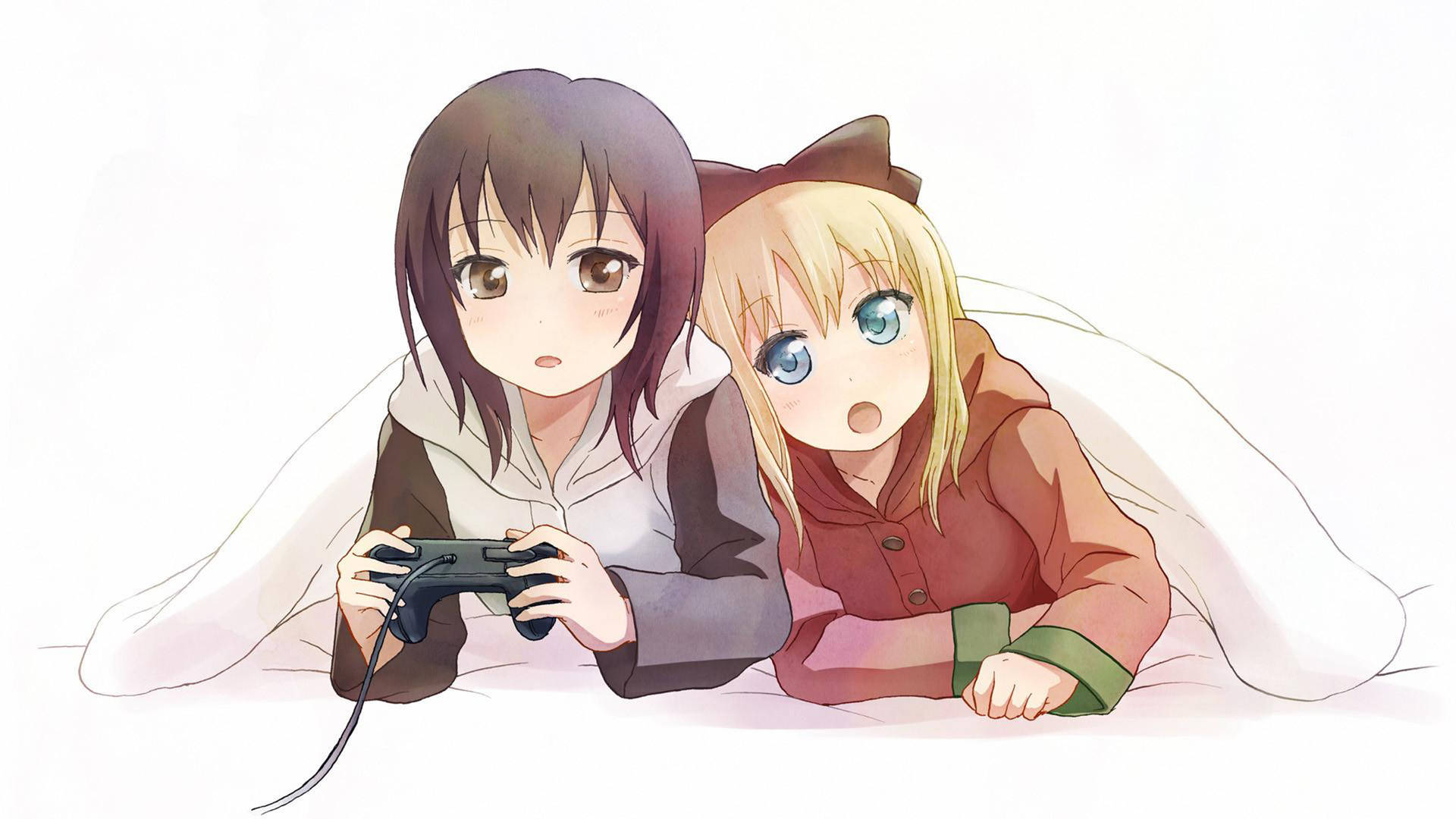 Download free Gaming Anime Lesbians Wallpaper - MrWallpaper.com