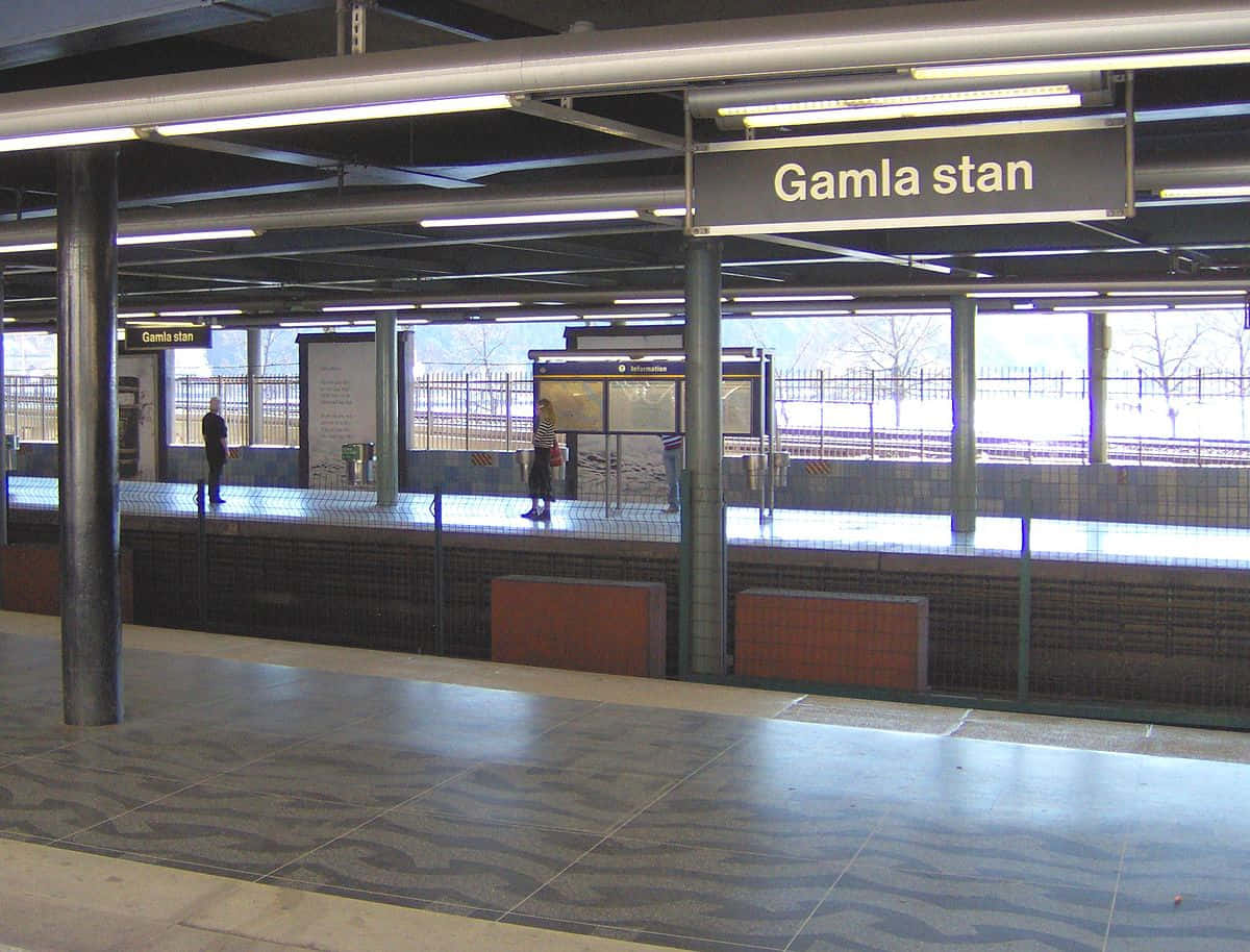 Gamla Stan Train Station Wallpaper