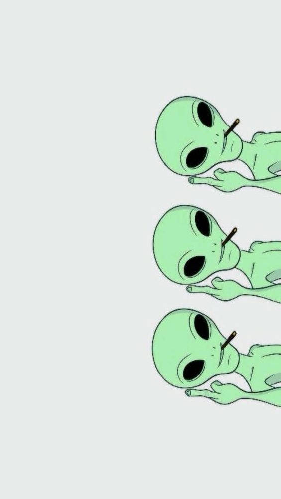 Gangster Cool Alien Wallpaper