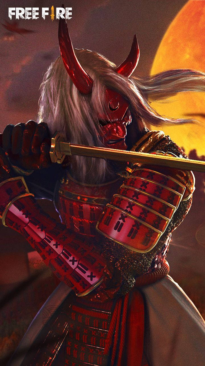Garena Free Fire Devilish Samurai Wallpaper