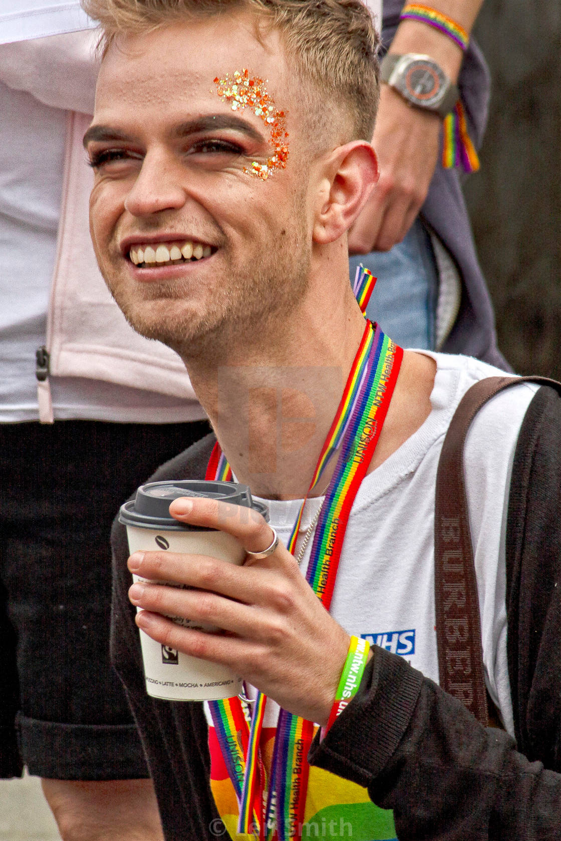 Gay Boy With Coffee Wallpaper