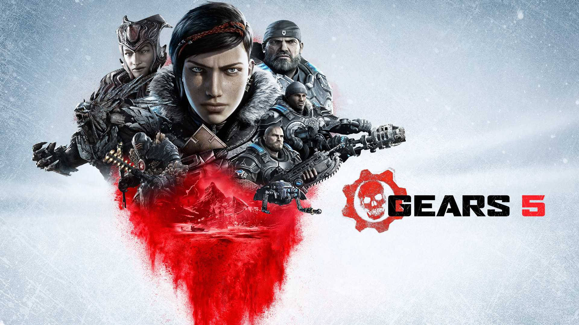 Download free Gears 5 Iconic Logo Icon Wallpaper - MrWallpaper.com