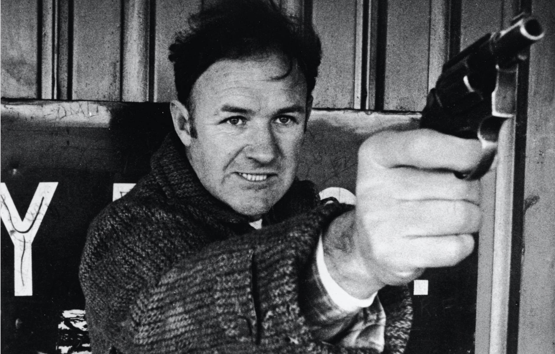 Gene Hackman With Gun Wallpaper