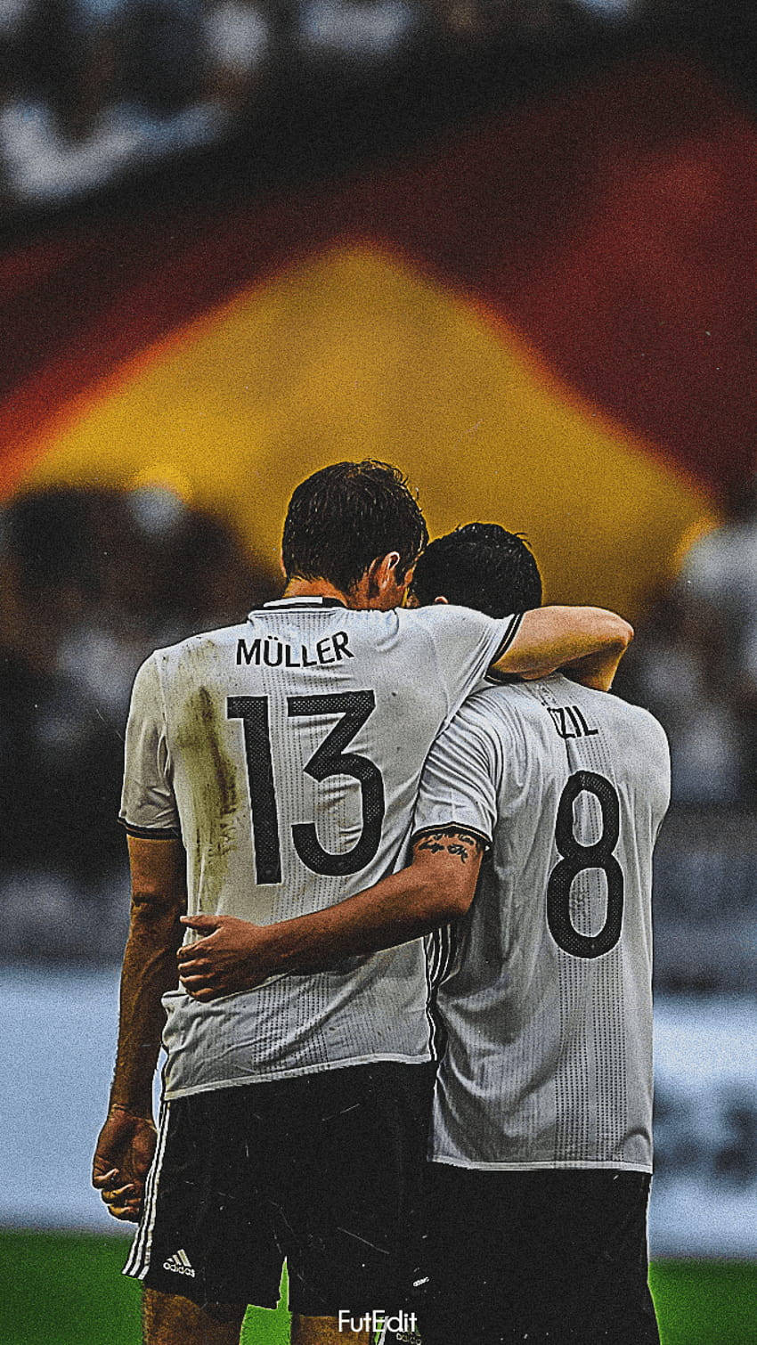 Germany National Football Team Muller And Ozil Wallpaper