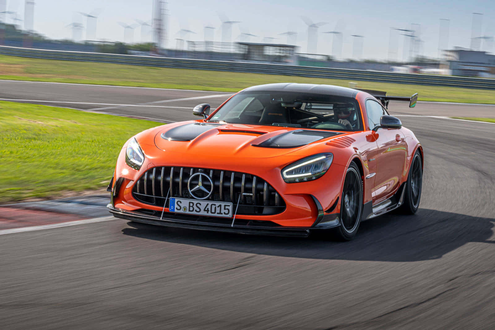 Get Behind The Wheel Of The Luxury Mercedes Gts Wallpaper