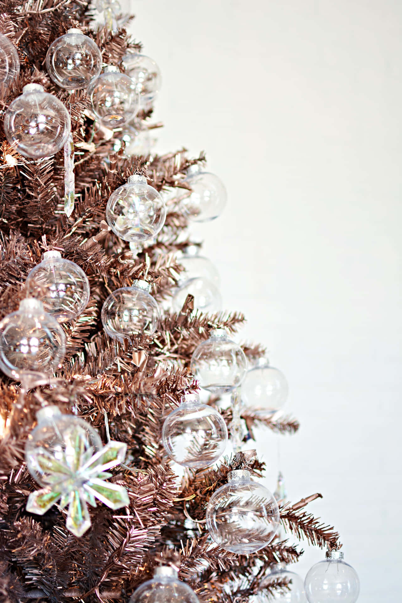 Get Festive With Rose Gold This Christmas! Wallpaper