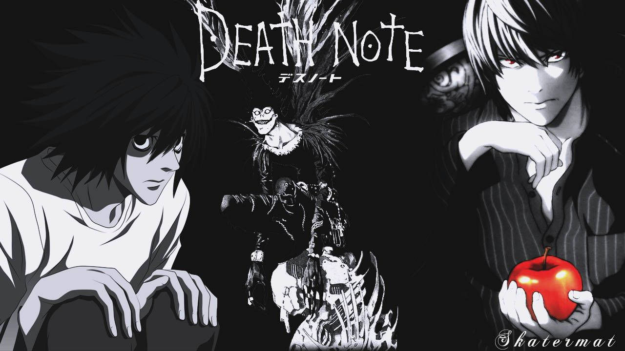 Get Into The Mind Of The Great Detective With Death Note Wallpaper