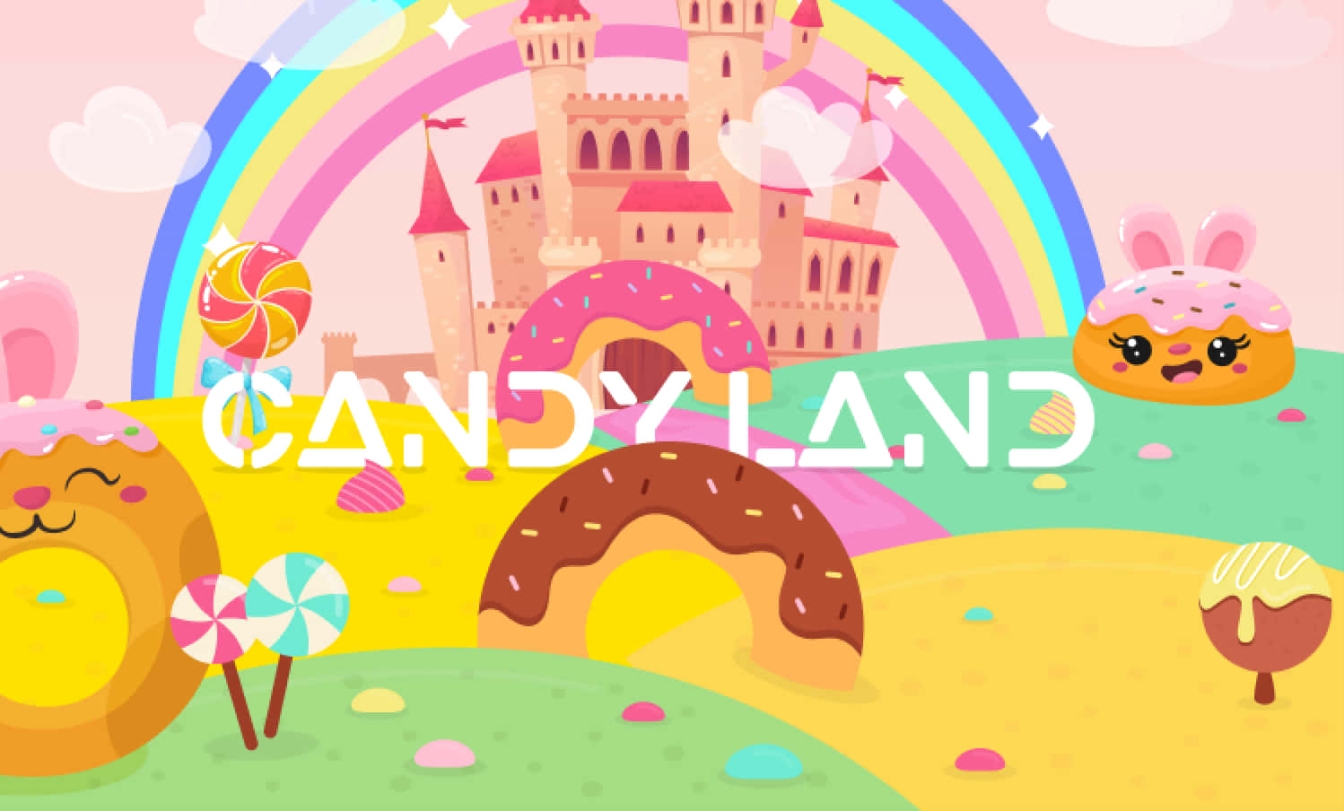 Get Lost In A World Of Sugary Sweetness At Candy Land Wallpaper