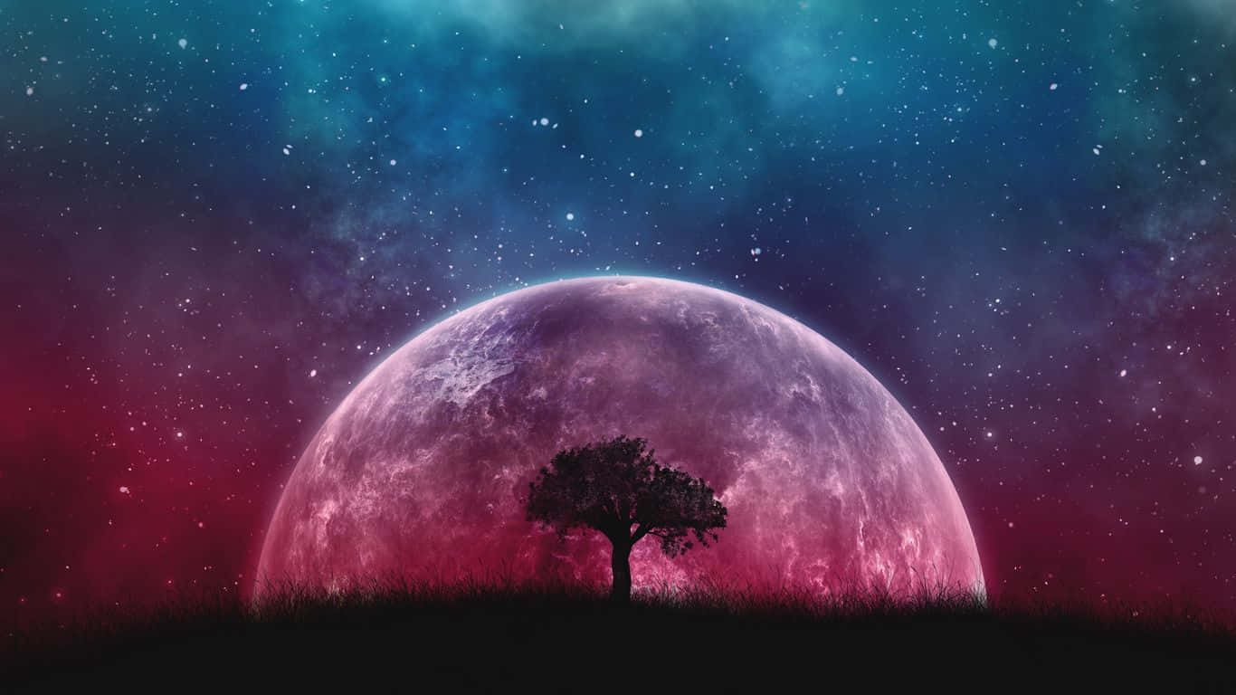 Get Lost In The Beauty Of This Cute Pastel Galaxy Wallpaper