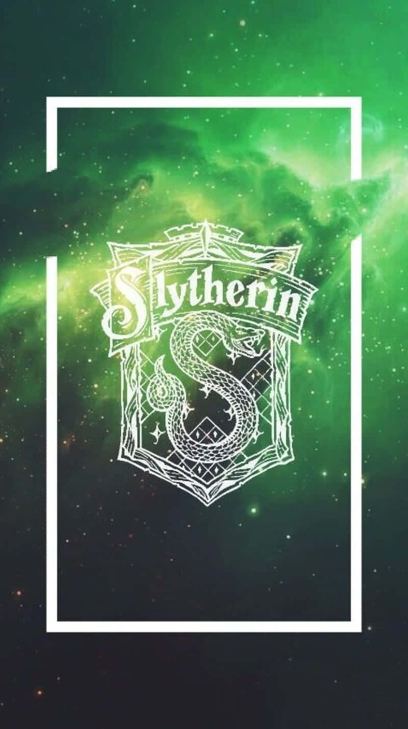 Get Ready For A Magical Slytherin Experience With The Latest Phone! Wallpaper