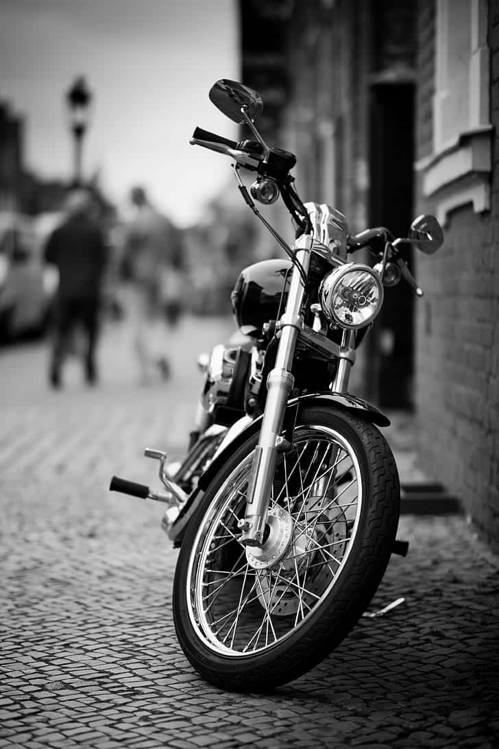 Get Ready To Hit The Open Road On The Newest Hd Motorcycle! Wallpaper
