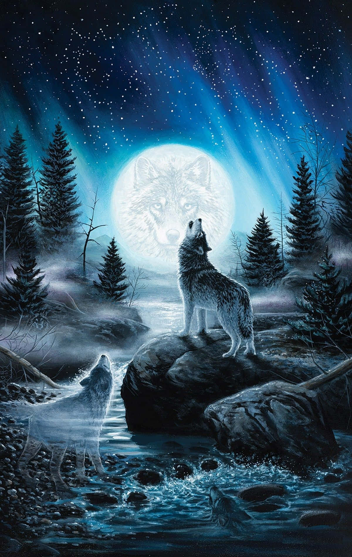 Get The Hunt Started With This Wolf Iphone Wallpaper Wallpaper
