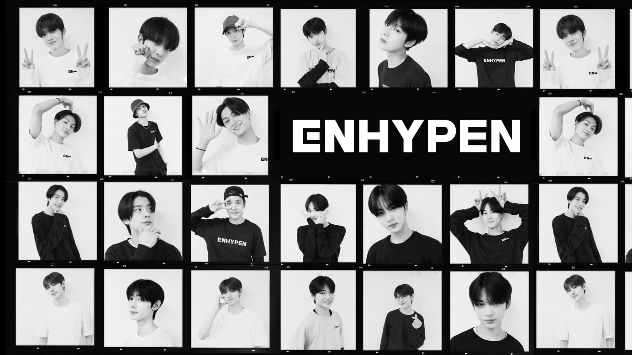 Get Up Close And Personal With Enhypen And Their New Laptop! Wallpaper