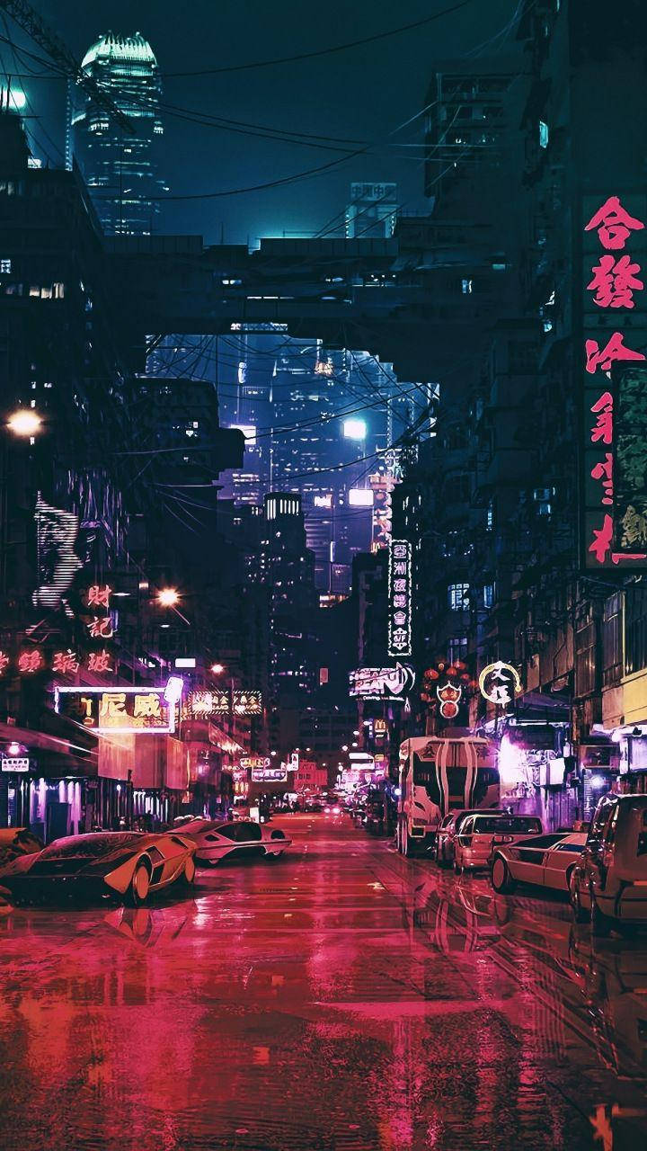 Ghost In The Shell Aesthetic City Wallpaper