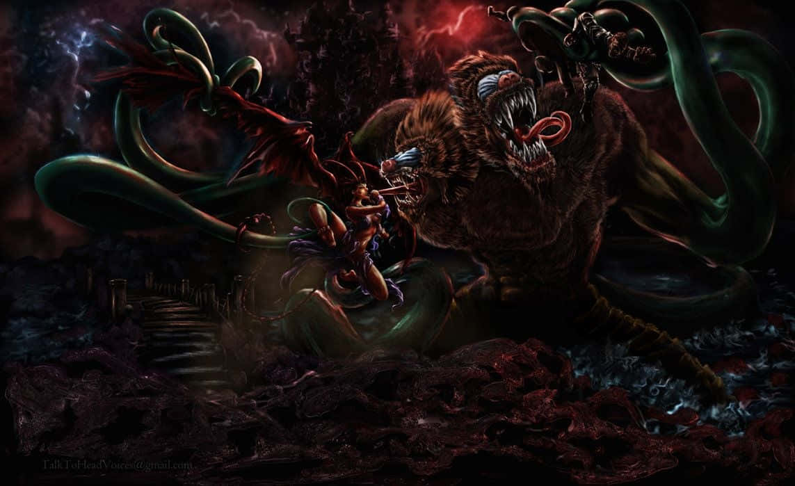 Giant Demogorgon Stranger Things Wallpaper