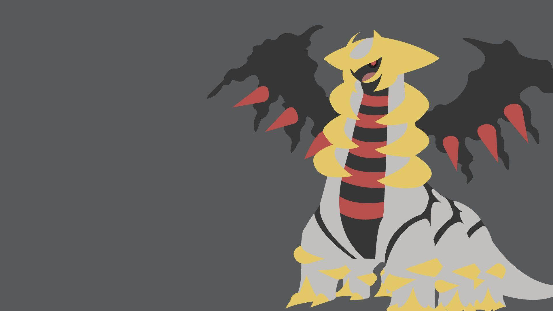 Minimalistic Wallpaper: Giratina [Origin] (#487.1) by MardGeerT on  DeviantArt