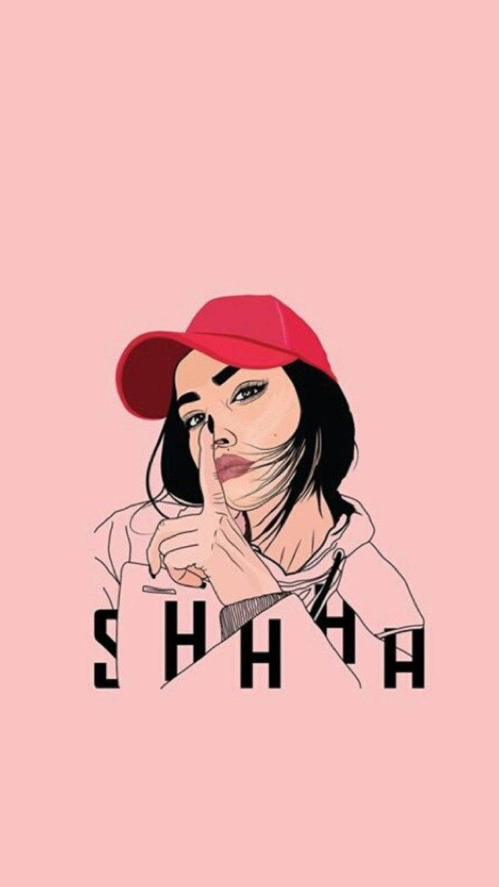Girl With Red Cap Iphone 11 Wallpaper