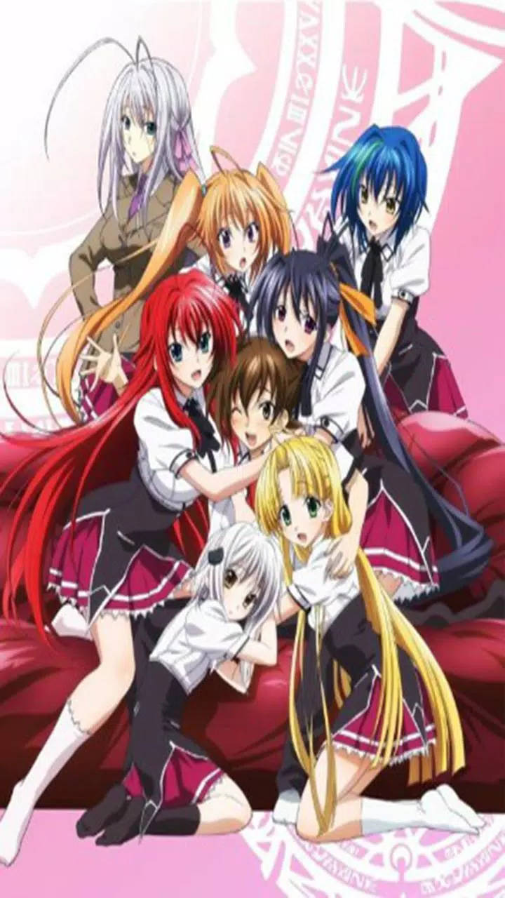 Girls Hugging Issei High School Dxd Wallpaper